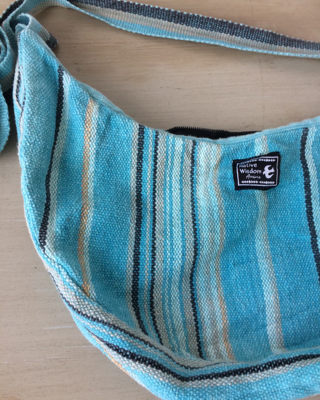 stripe pattern cross bag 상품이미지3