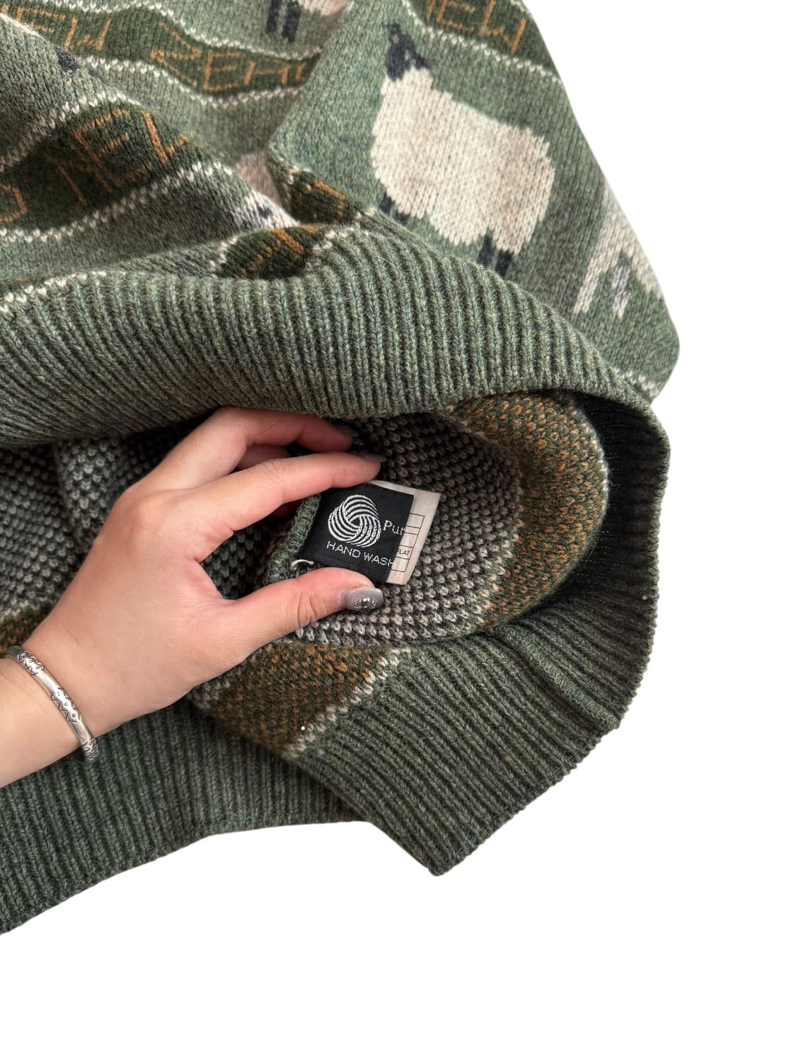 빈티지 뉴질랜드 양 니트 상품이미지7