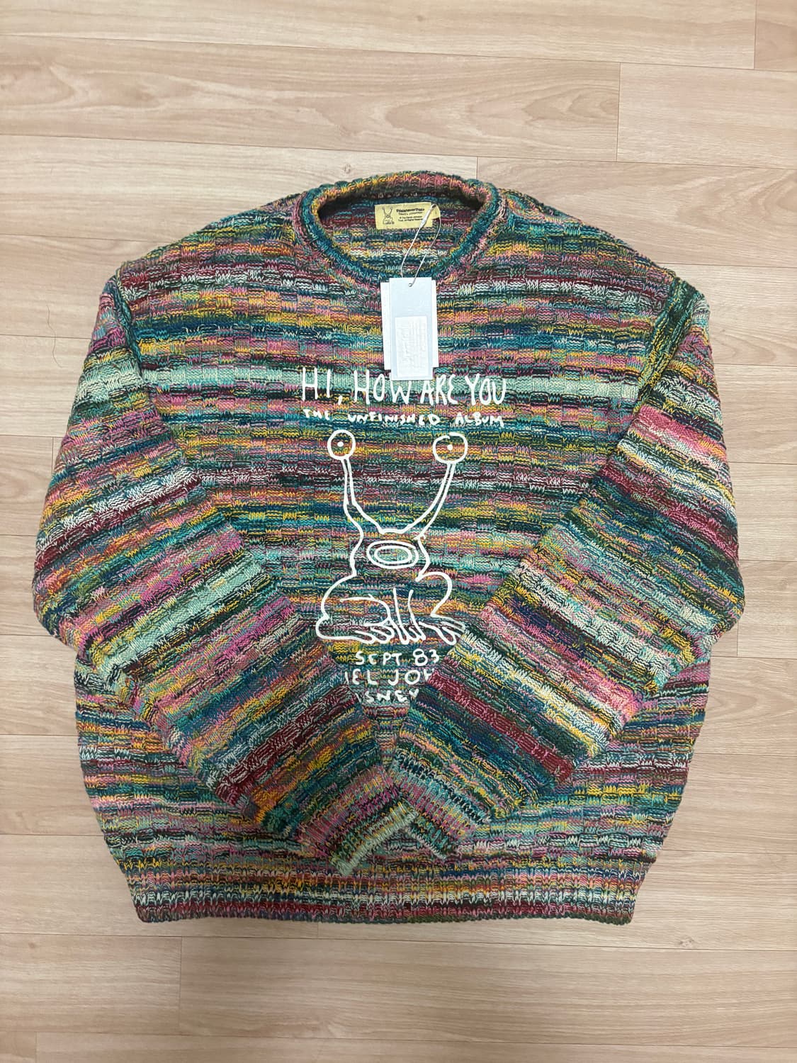 [L] 디스이즈네버댓 TNT Daniel Johnston Frog 니트  상품이미지2