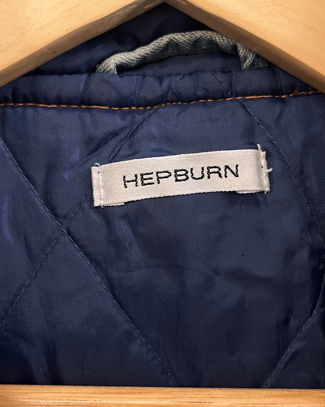 올드 빈티지 퍼 후드 데님 블루종 자켓 상품이미지8