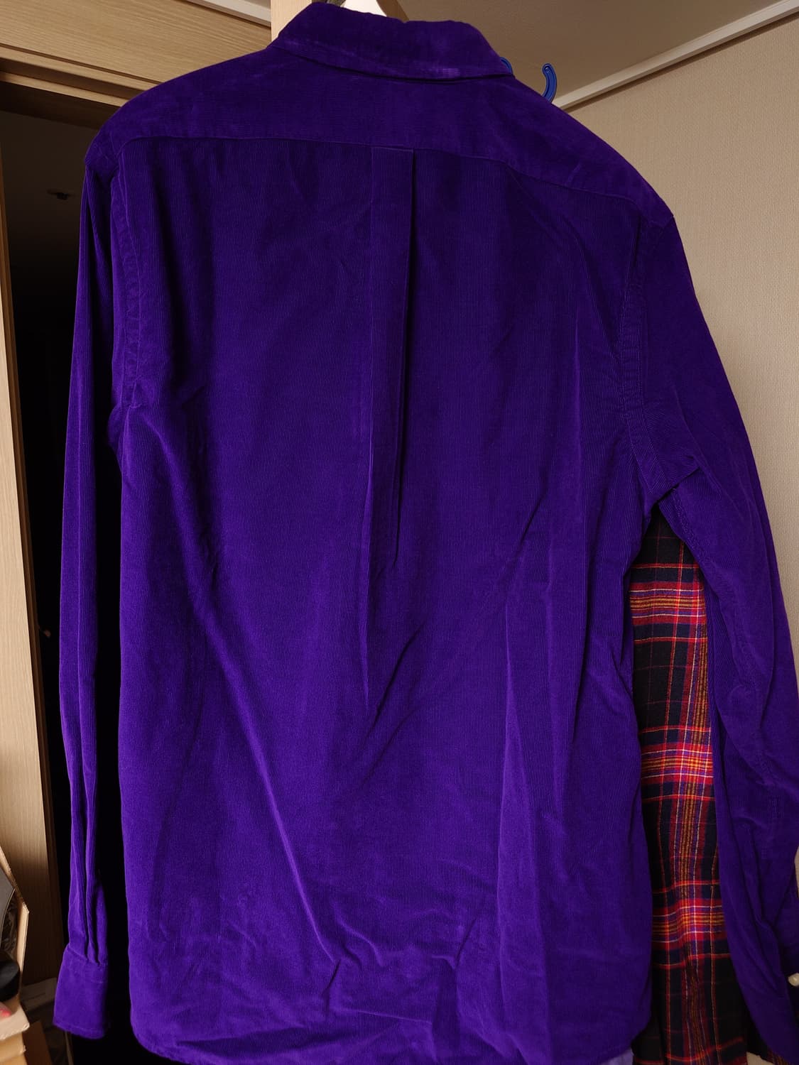 [L/100] 폴로 랄프로렌 슬림핏 코듀로이 셔츠 딥퍼플 상품이미지3