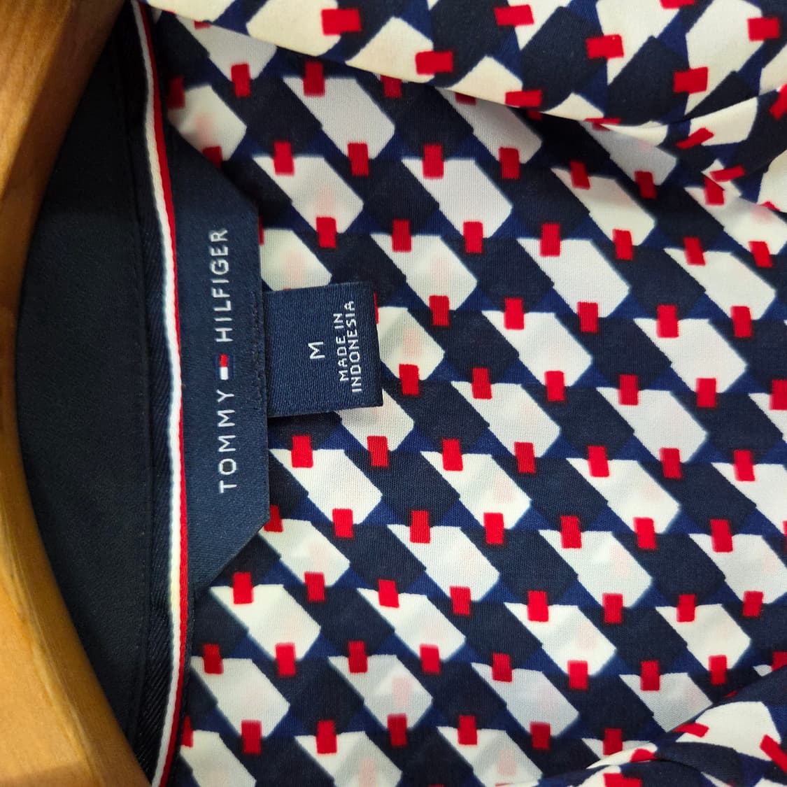 [TOMMY HILFIGER] 타미힐피거 패턴 셔츠 블라우스 여성 M 상품이미지6