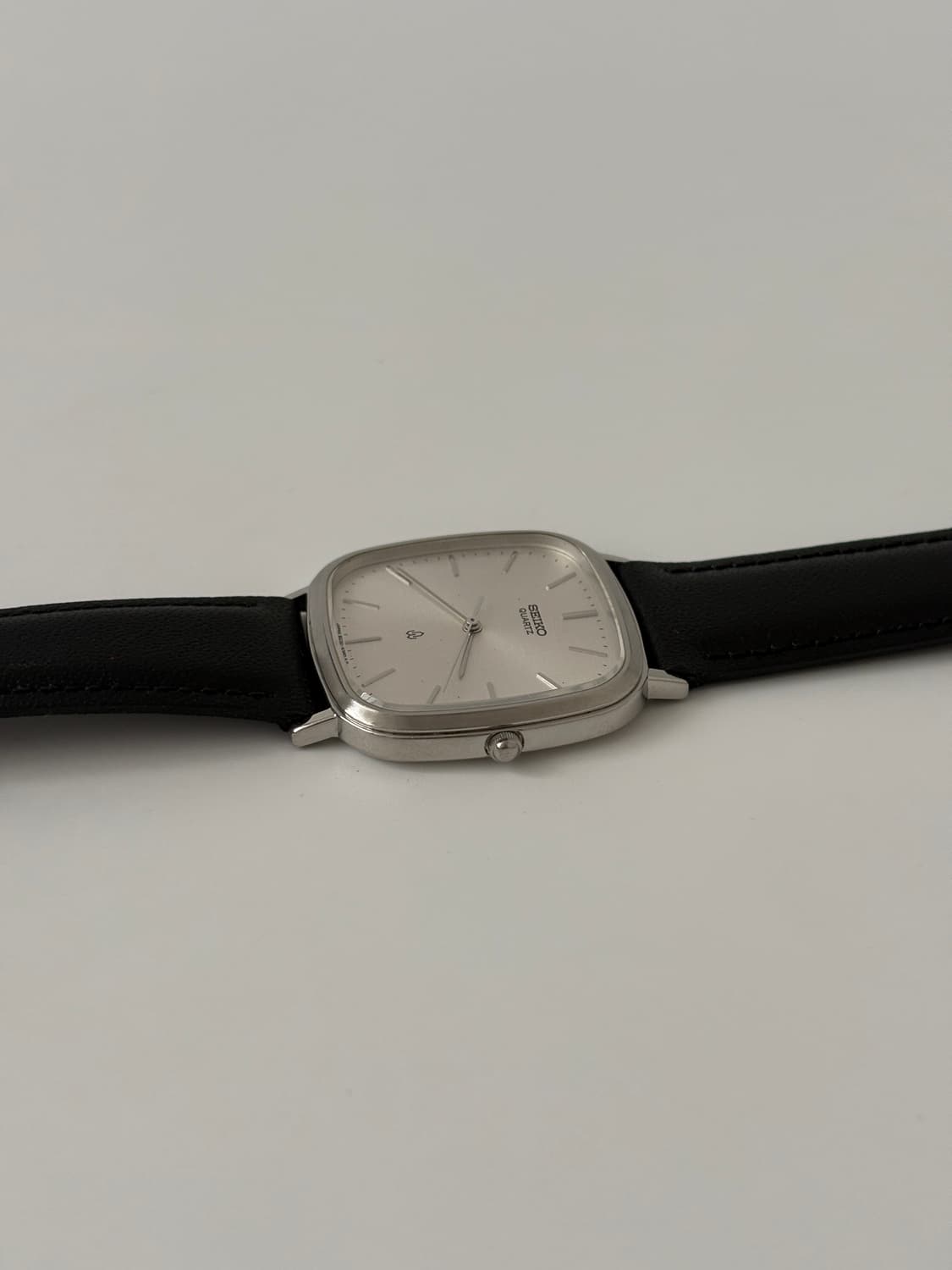 1980s Bokashi Dial Silver Square Quartz 상품이미지5