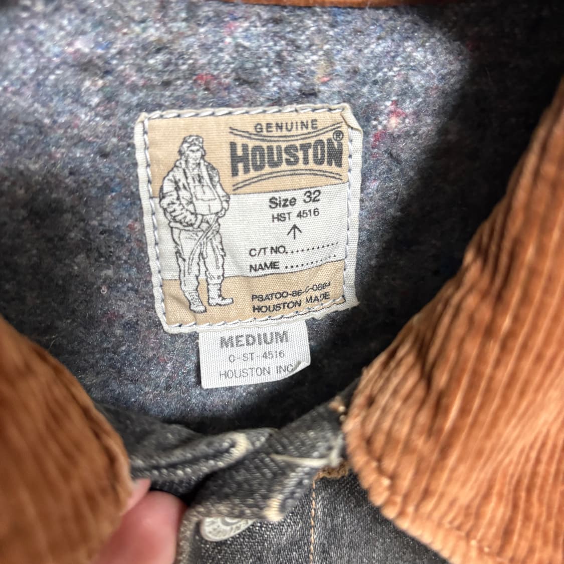 휴스턴 1세대 데님 트러커 자켓 / 흑청, M 상품이미지9