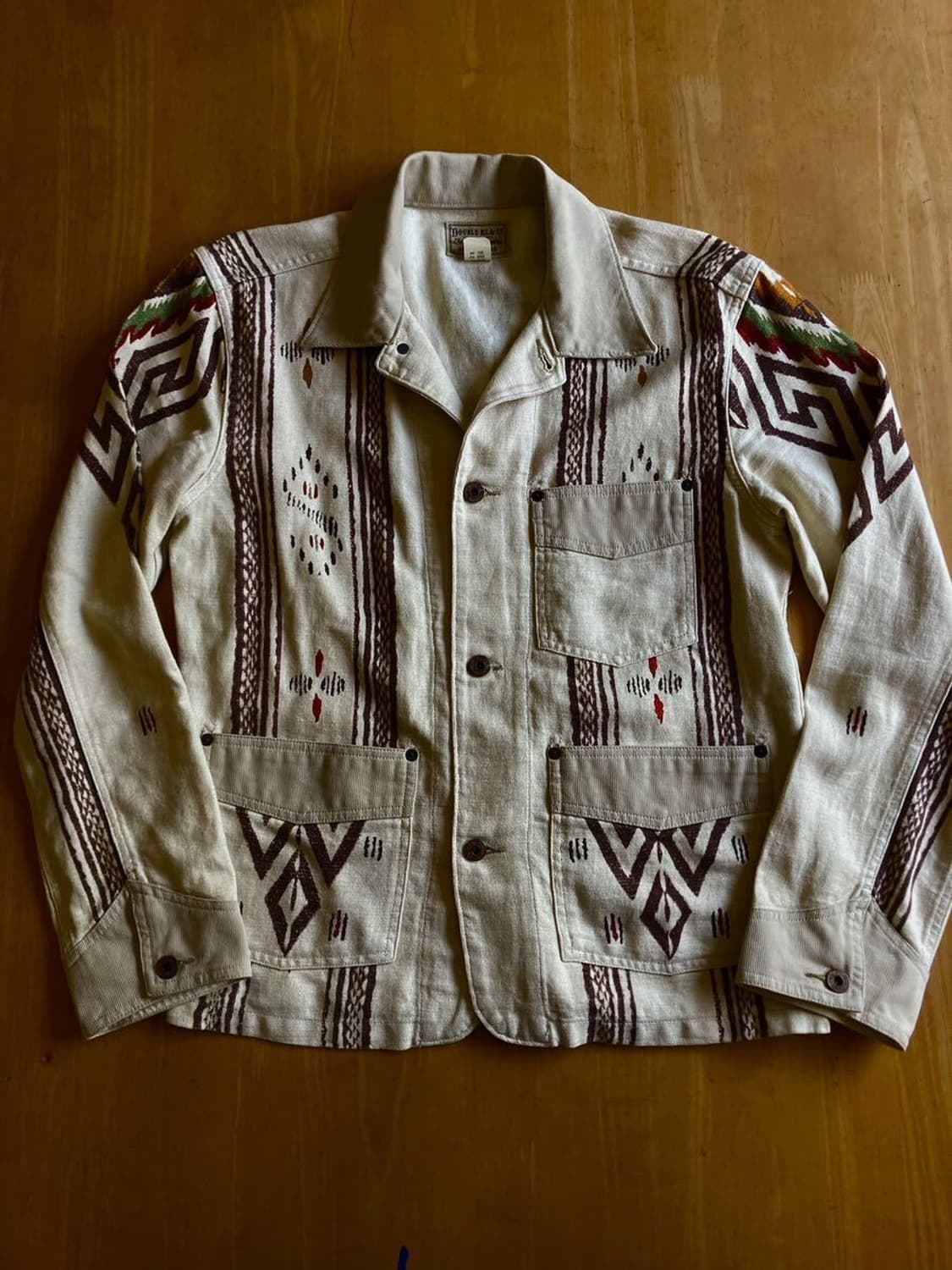 RRL 나바호 패턴 린넨 초어 자켓 S사이즈 상품이미지3