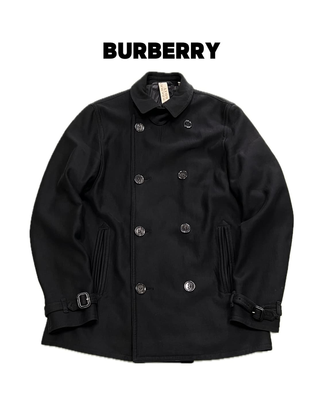 (M) 버버리 브릿 코튼 더블 트렌치 코트 상품이미지1