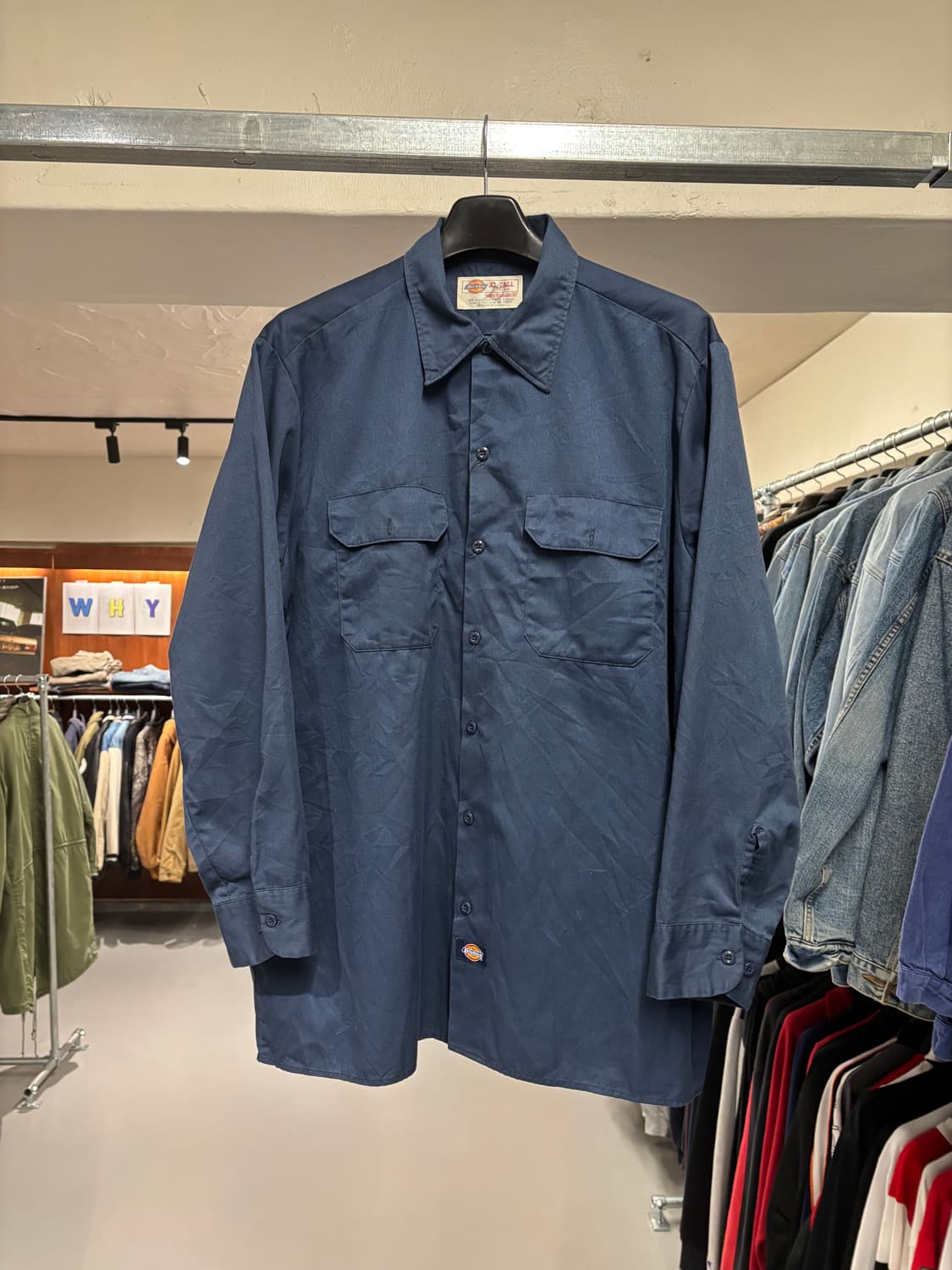 디키즈 워크 셔츠(블루)   상품이미지8