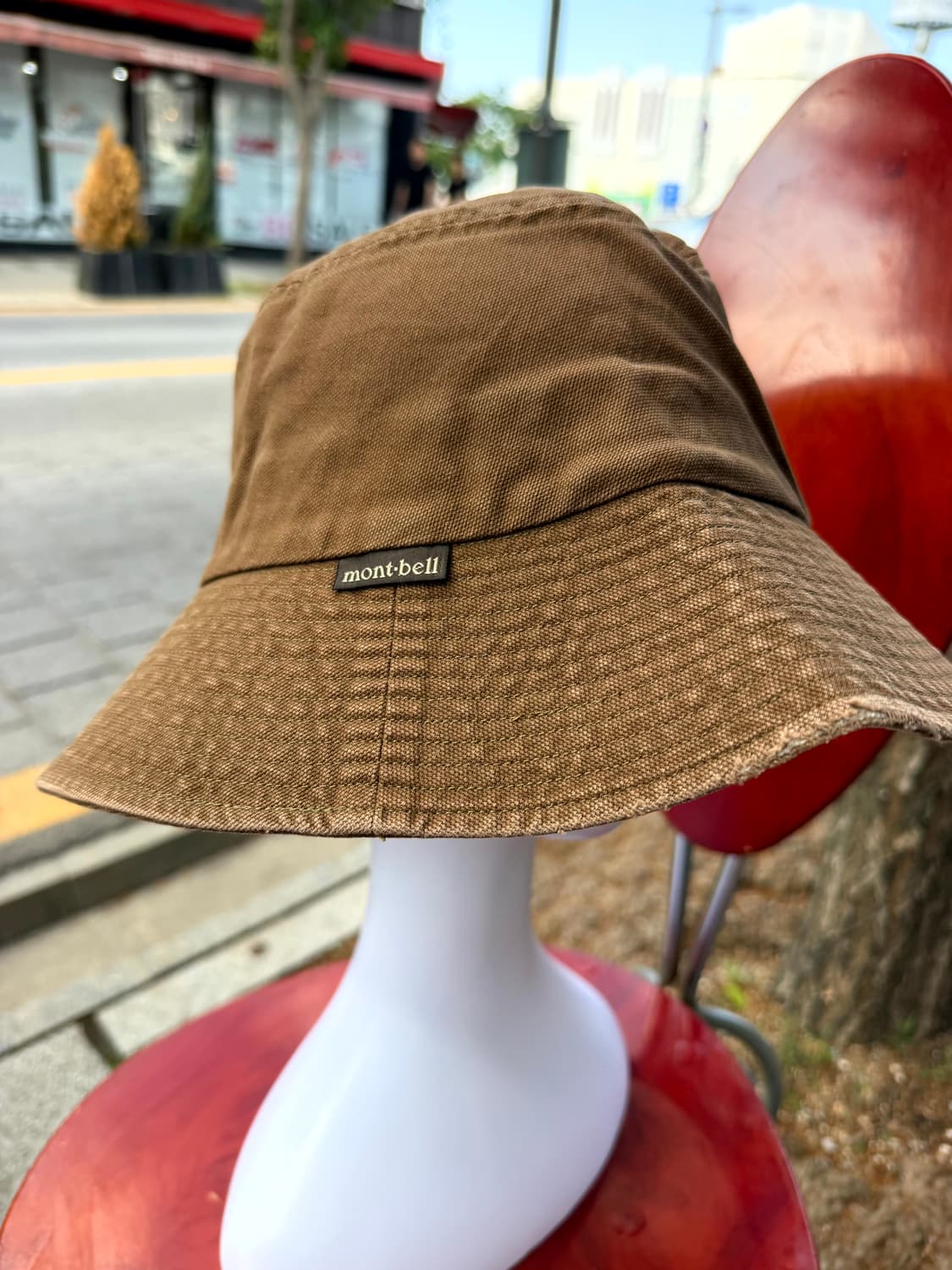 Montbell Cotton Bucket Hat Brown 상품이미지2