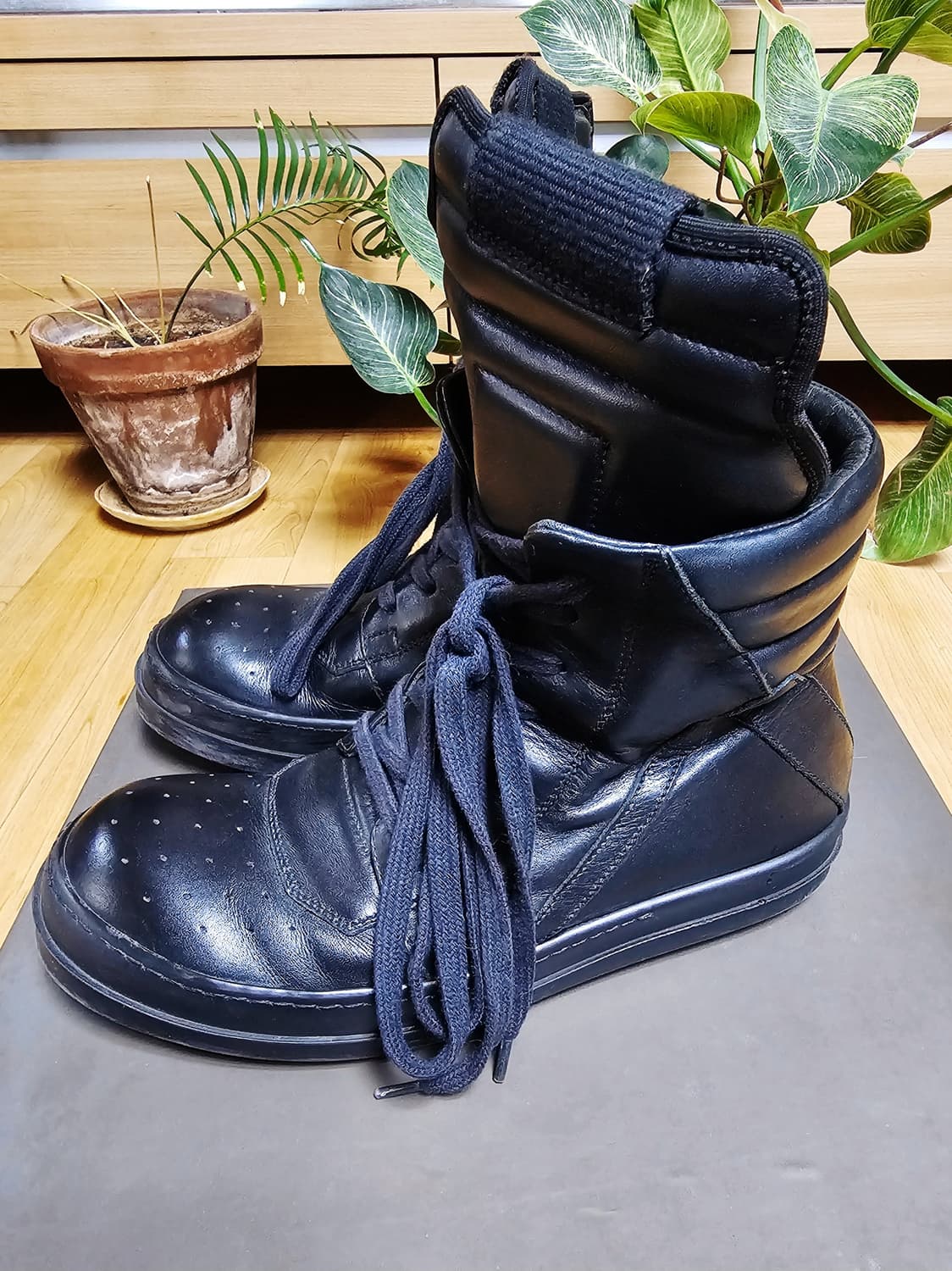 릭 오웬스 지오바스켓 올블랙 39 상품이미지3