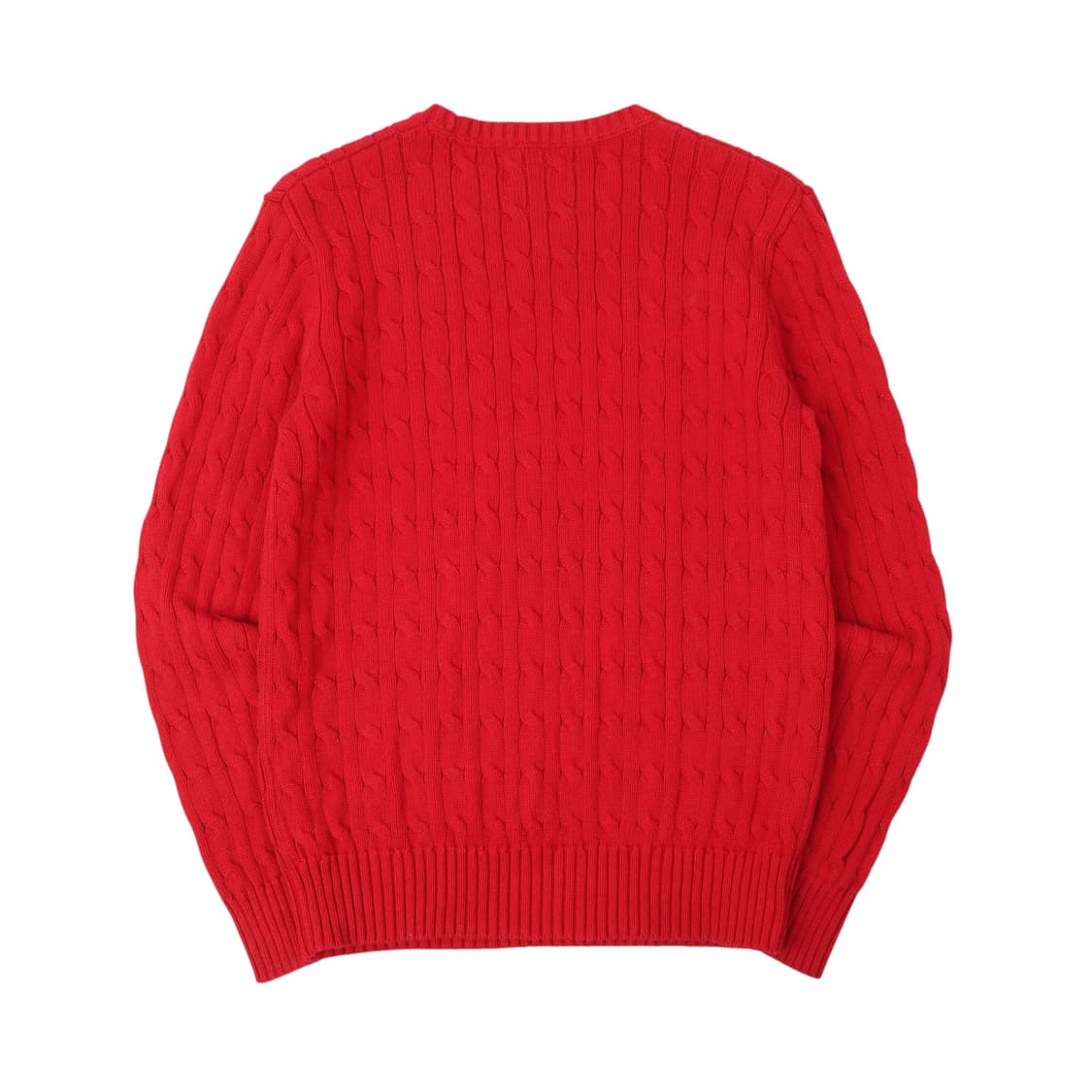 폴로 랄프로렌 레드 케이블 니트 상품이미지5