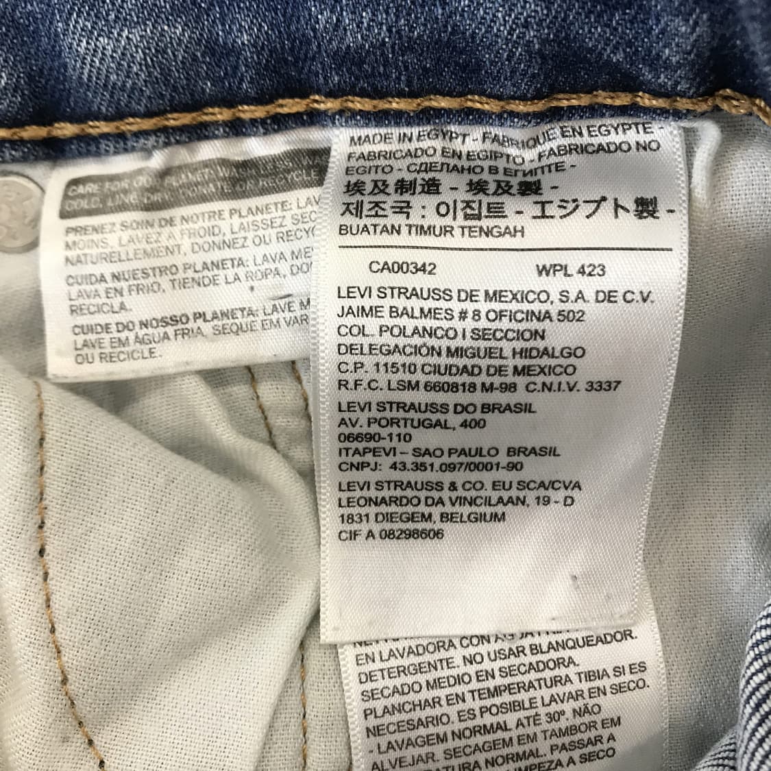 리바이스 512 슬림테이퍼드 청바지 [33인치] 상품이미지5