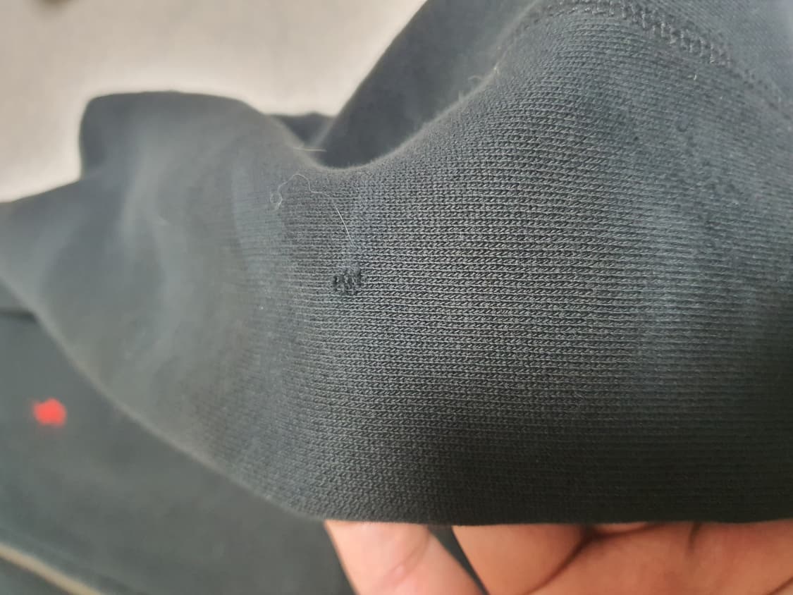 폴로 후드집업 블랙 사이즈 M 상품이미지5