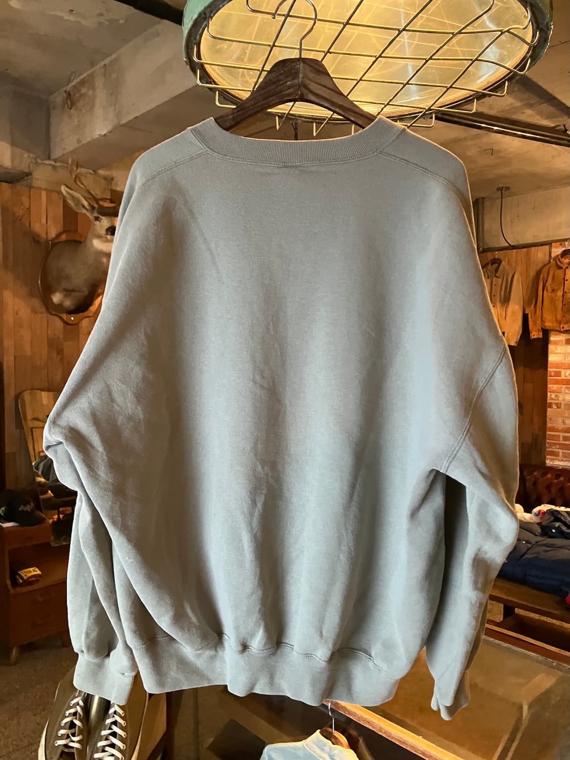 90s USA 빈티지 러셀 플레인 스웻 셔츠 맨투맨 상품이미지4