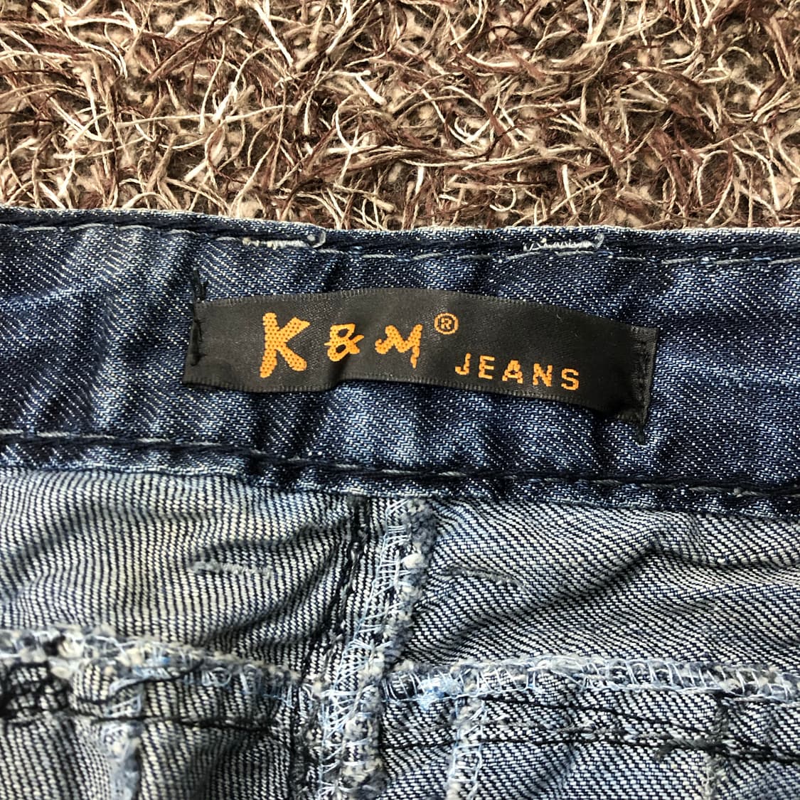 빈티지 워싱 스티치 데님 팬츠 상품이미지6