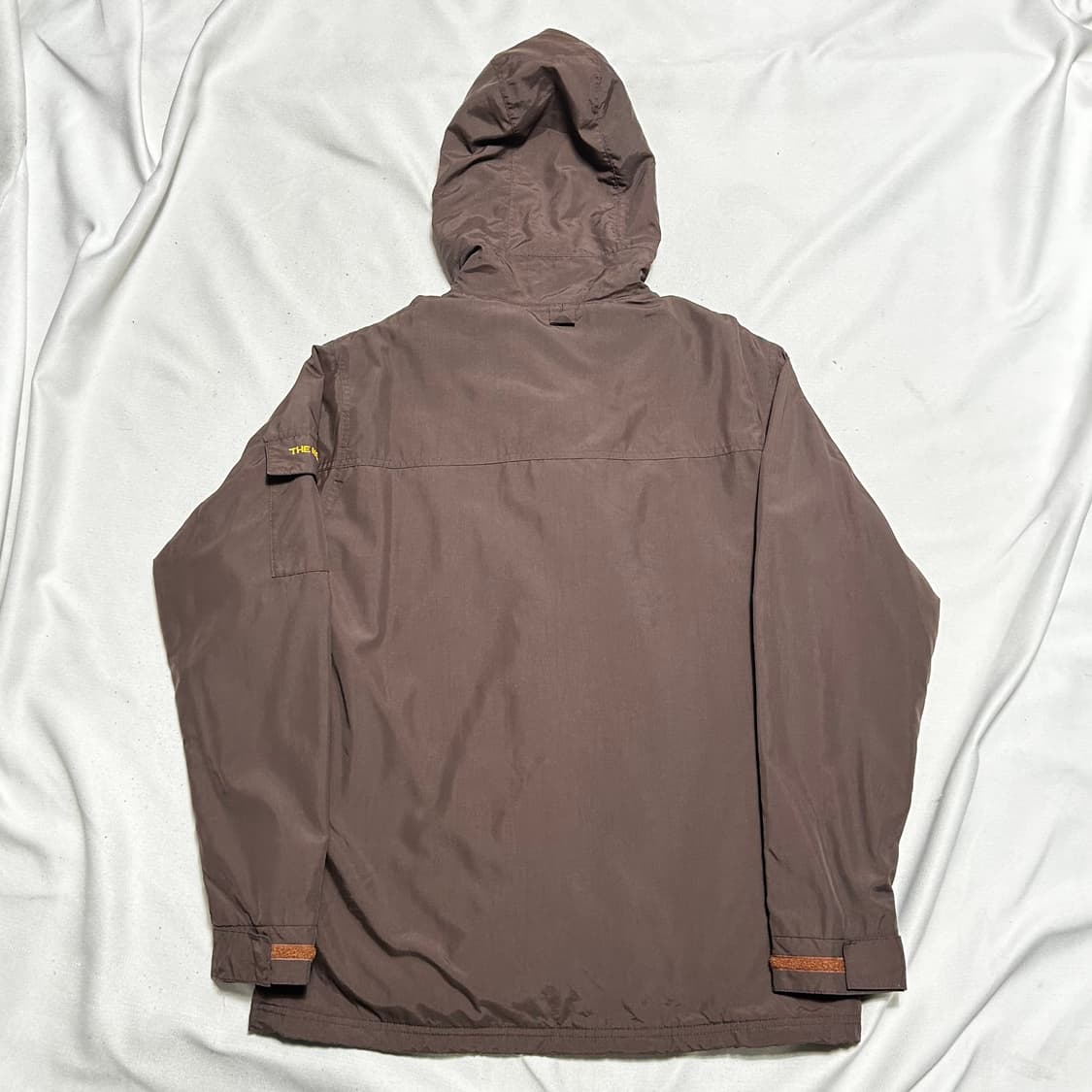 M 노스페이스 브라운 후드 바람막이 상품이미지3