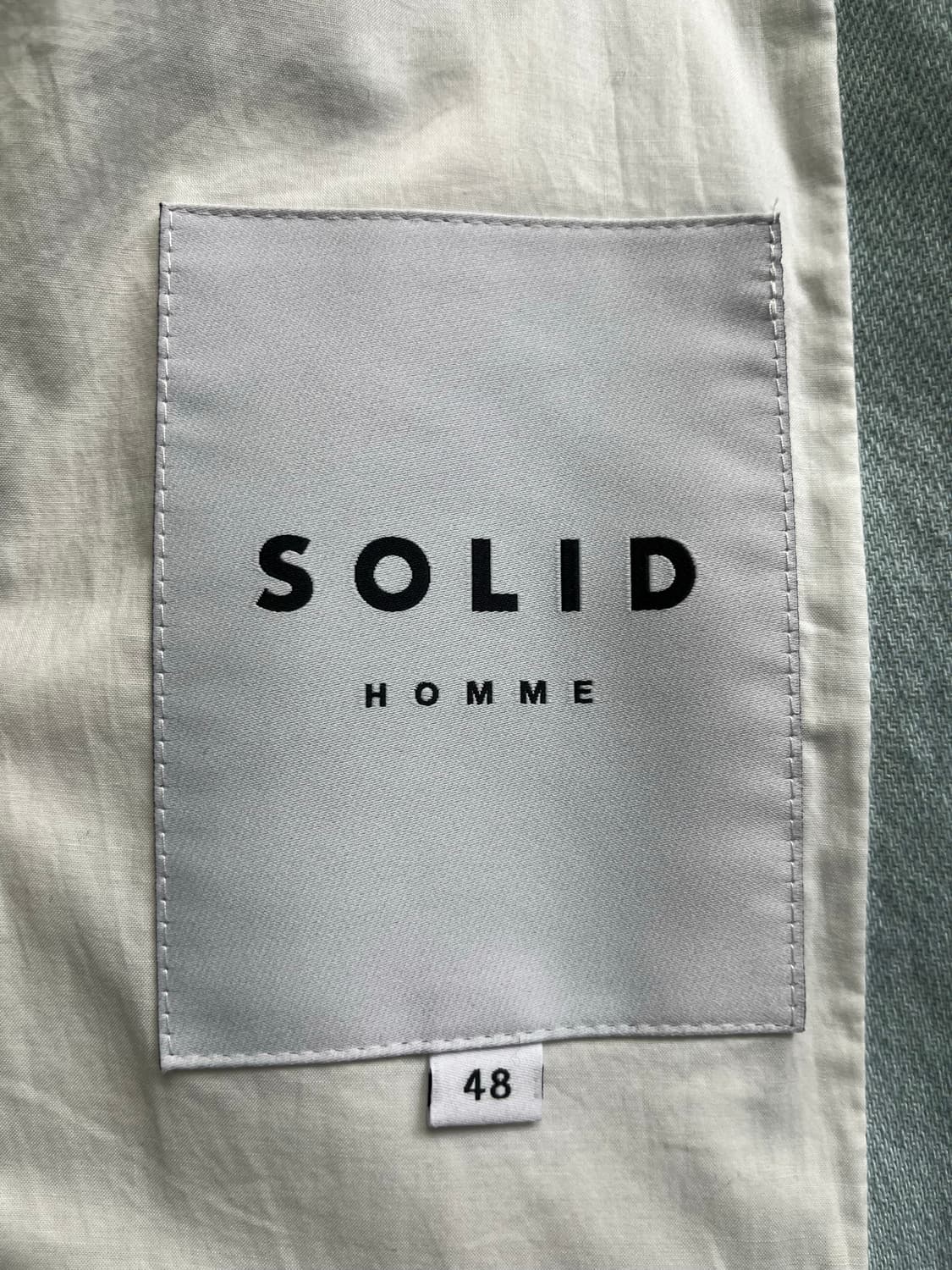 솔리드옴므 23ss 블루 멀티 포켓 데님 쉘파카 자켓 48사이즈 상품이미지6