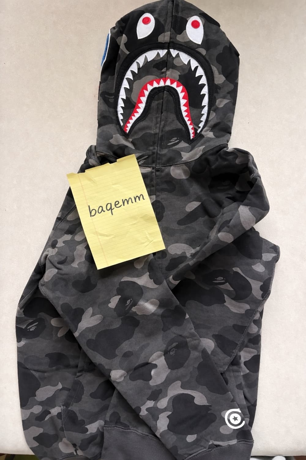 베이프 사크후드 흑계 새상품 상품이미지1