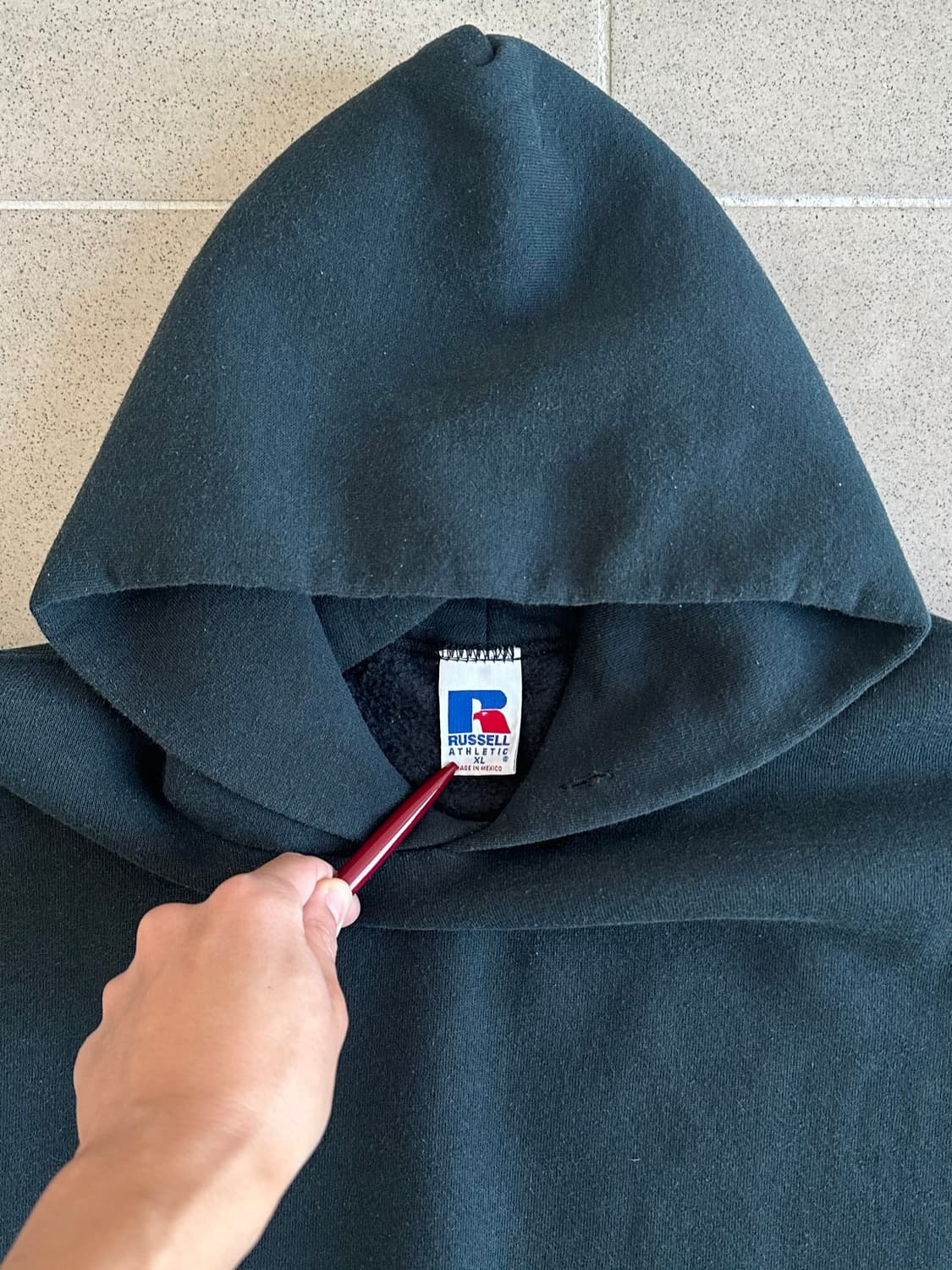 90s 빈티지 러셀 후드 XL 상품이미지8