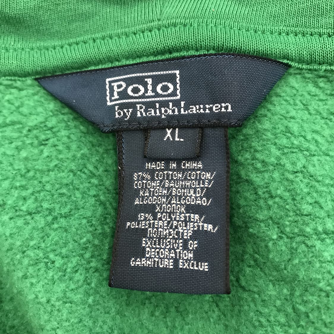 폴로 랄프로렌 그린 후드집업 [여성66오버] 상품이미지4