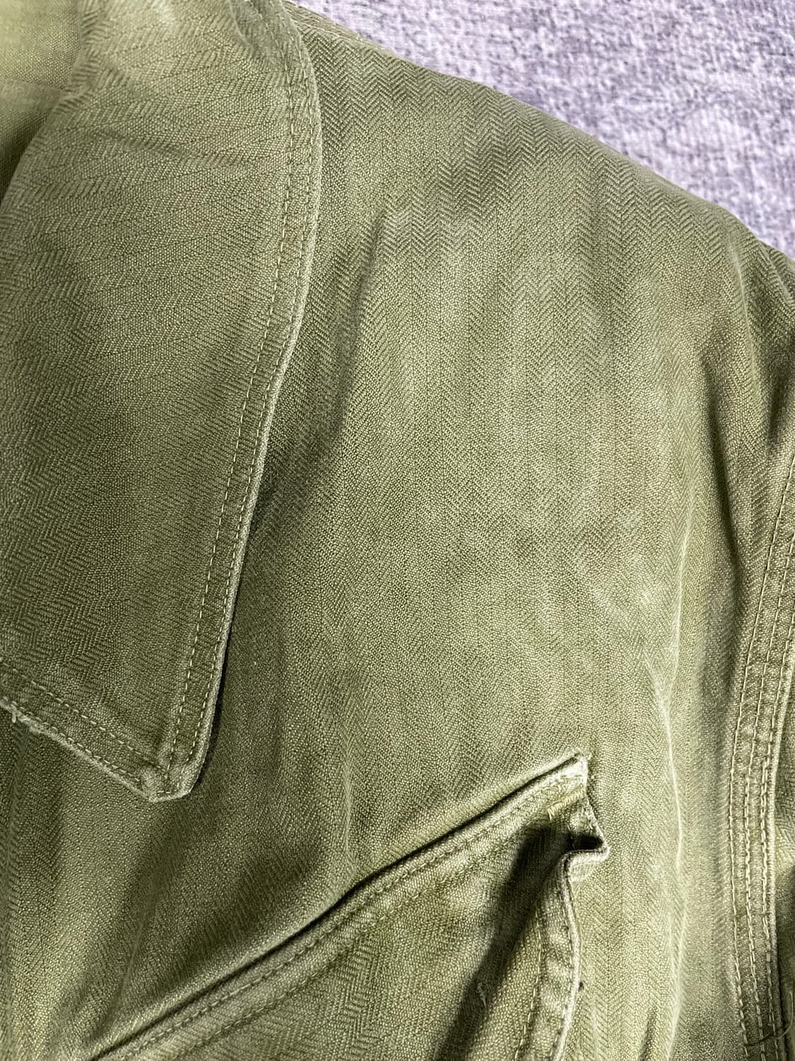 60s Danish military HBT field jacket 상품이미지8