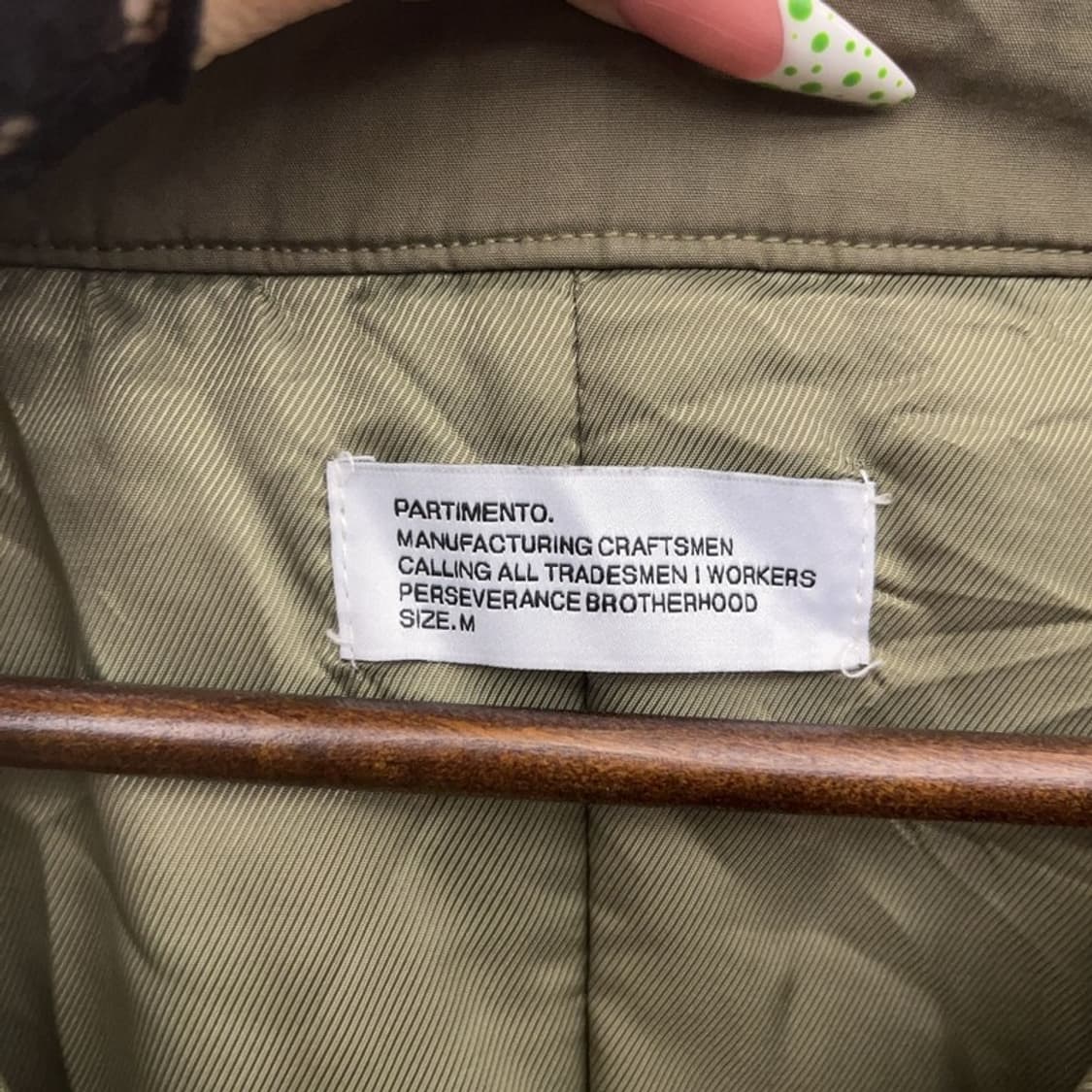 파르티멘토 3M 신슐레이트 M-65 피시테일 패딩 점퍼 M C08933 상품이미지5