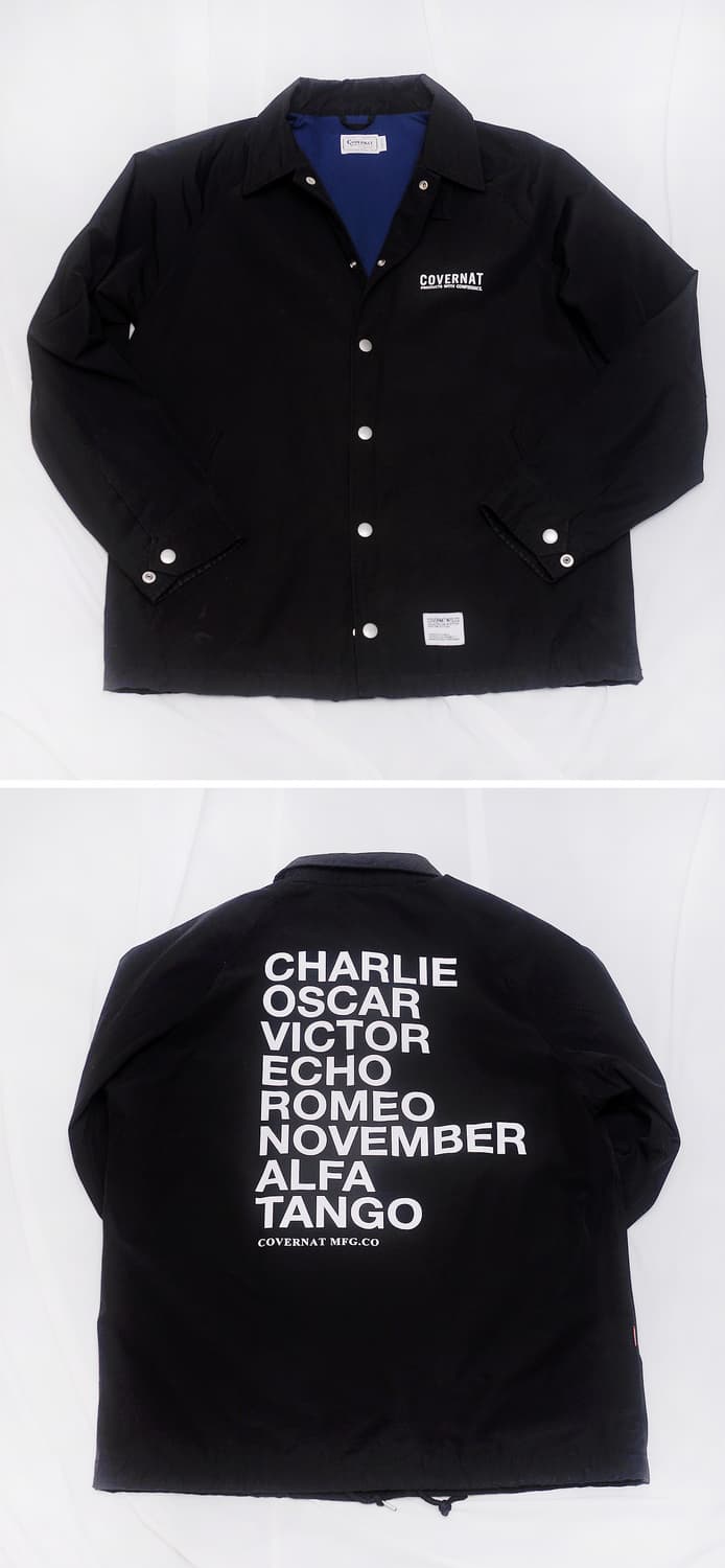 커버낫 포네틱 코드 하드쉘 트윌 코치 버튼 자켓 (L / 100+) 상품이미지2