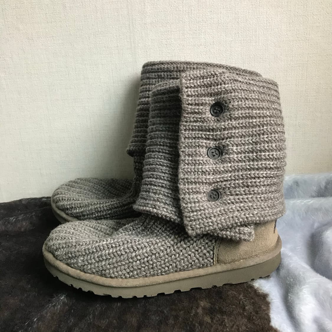 Ugg cardy knit boots grey 230 상품이미지3