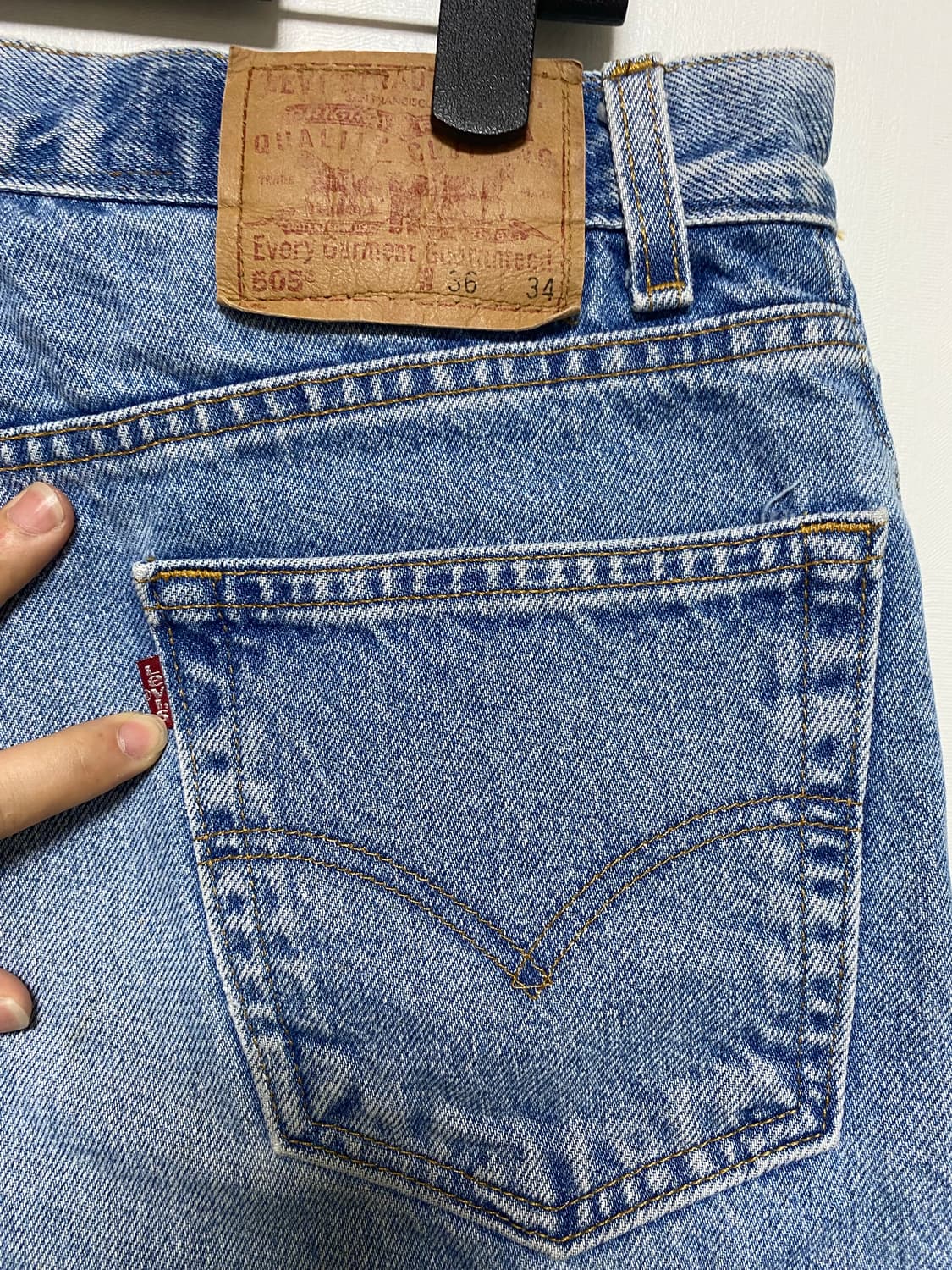 [LEVIS] 리바이스 505 80s 데님팬츠 36(실33)사이즈 상품이미지4