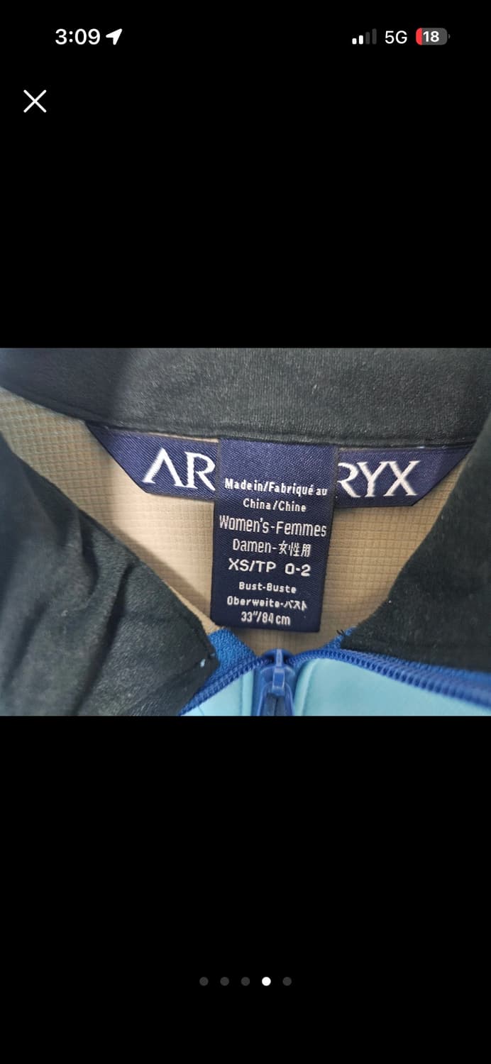 아크테릭스 소프트쉘 xs women 상품이미지4