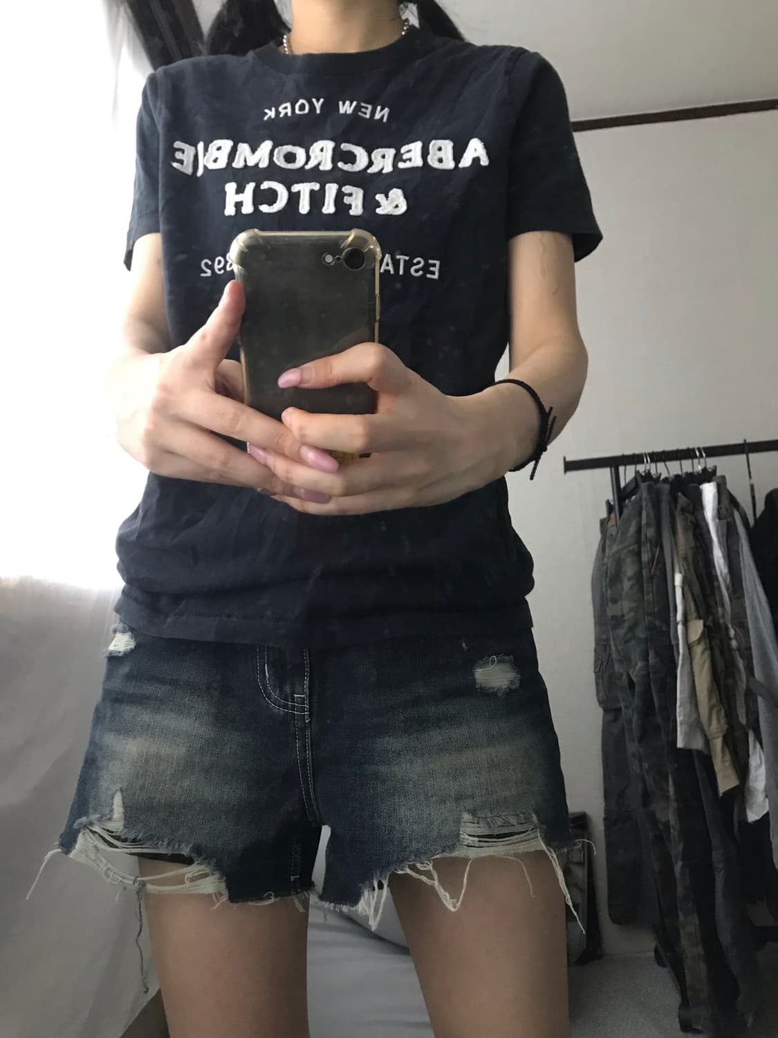 아베크롬비 네이비 반팔티셔츠 상품이미지4