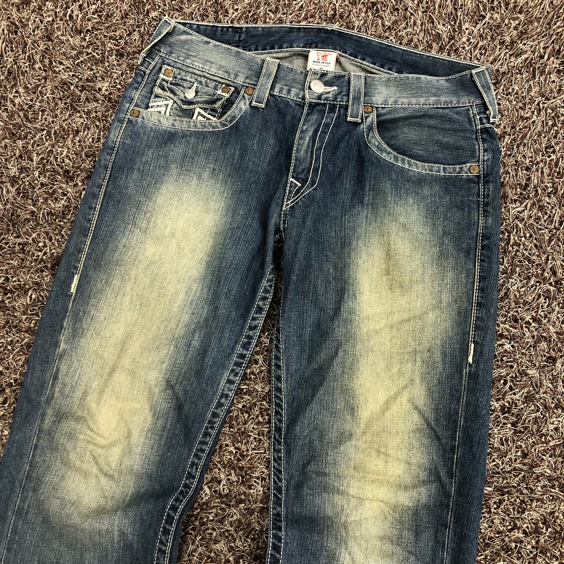 트루릴리전 스트레이트 워싱 데님 팬츠 상품이미지5