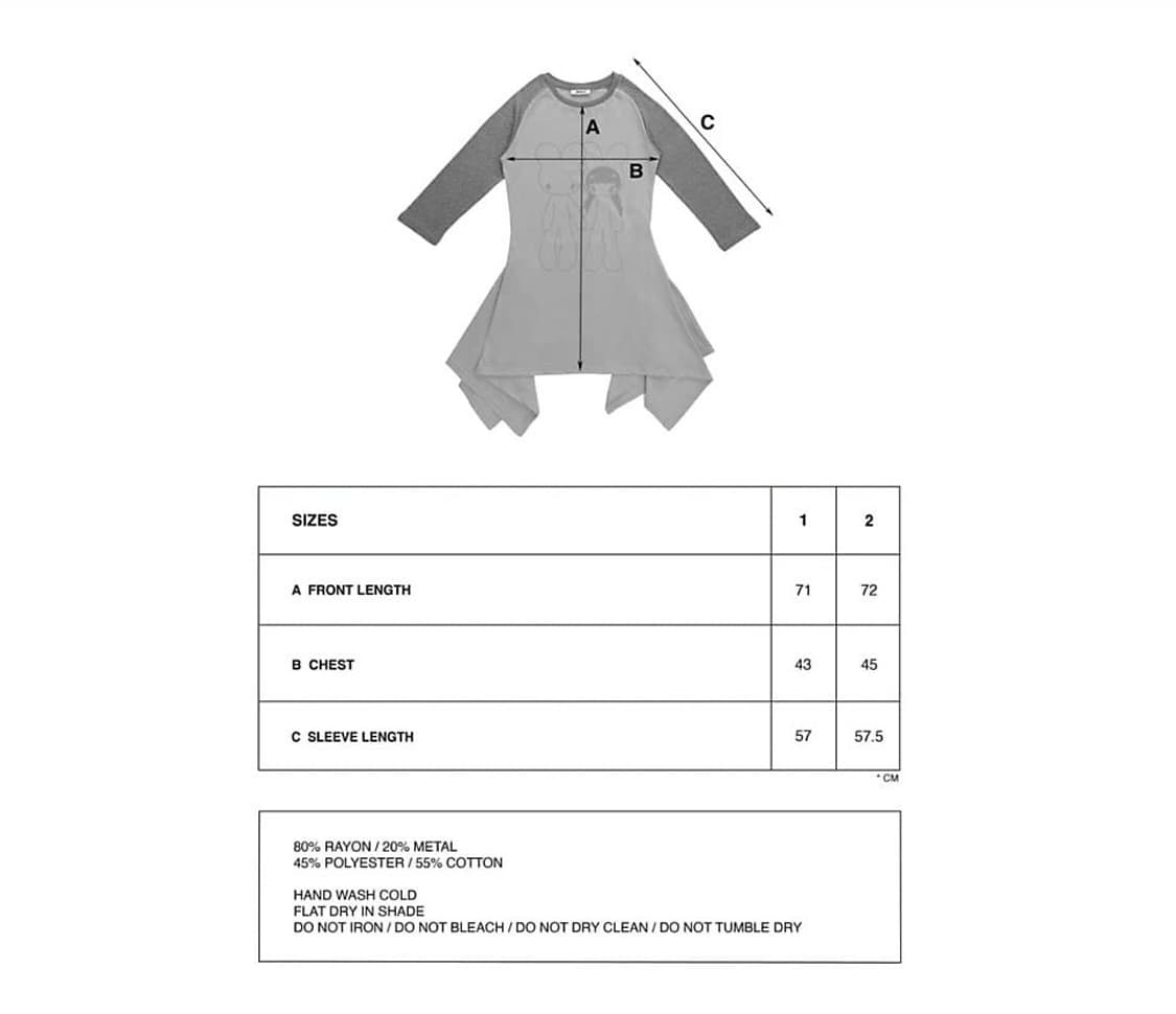 jichoi 지초이 플레어 래글런 티드레스 클라우스 상품이미지2