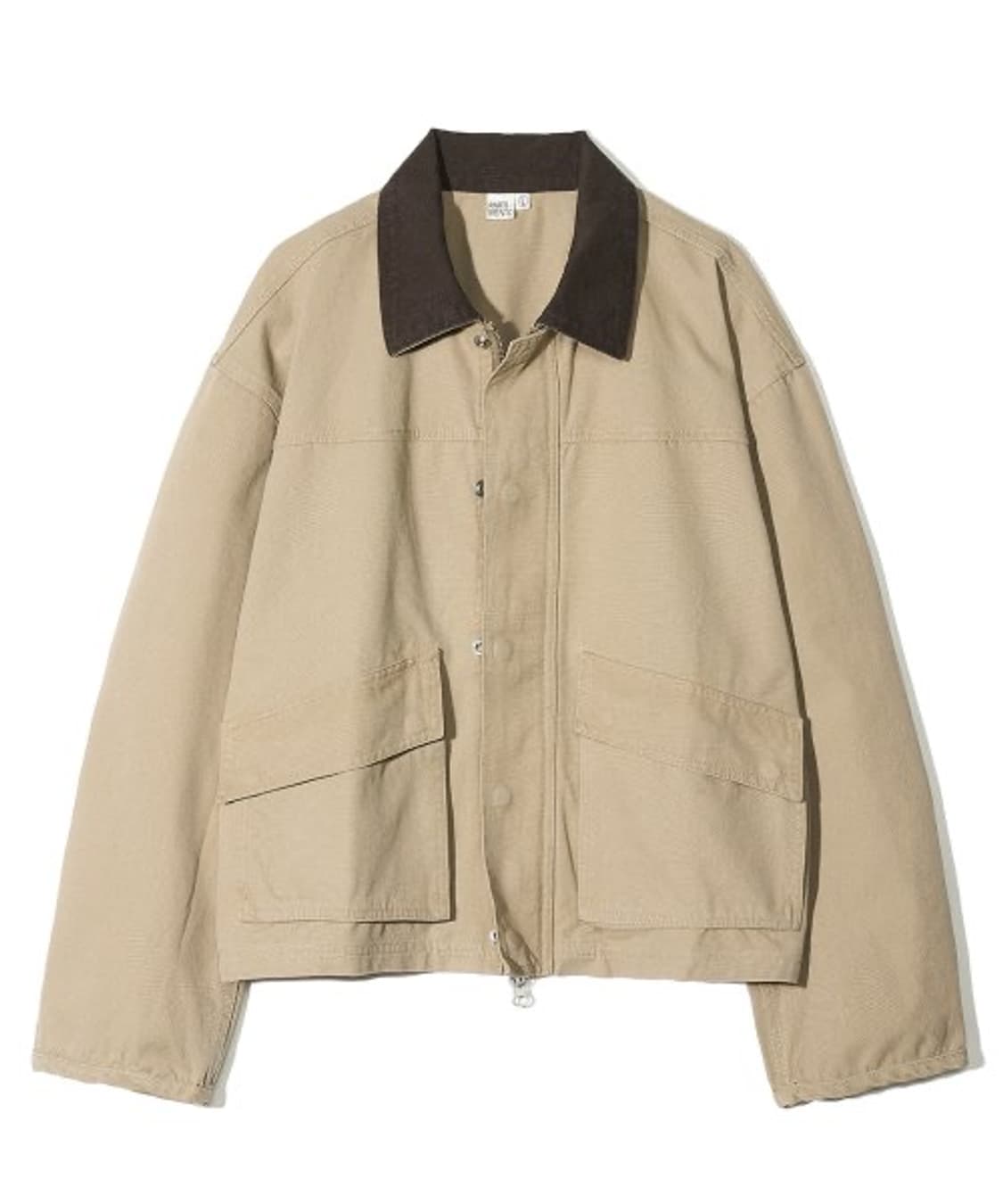 새상품(M)파르티멘토 빈티지 워시드 워크자켓 베이지 상품이미지3