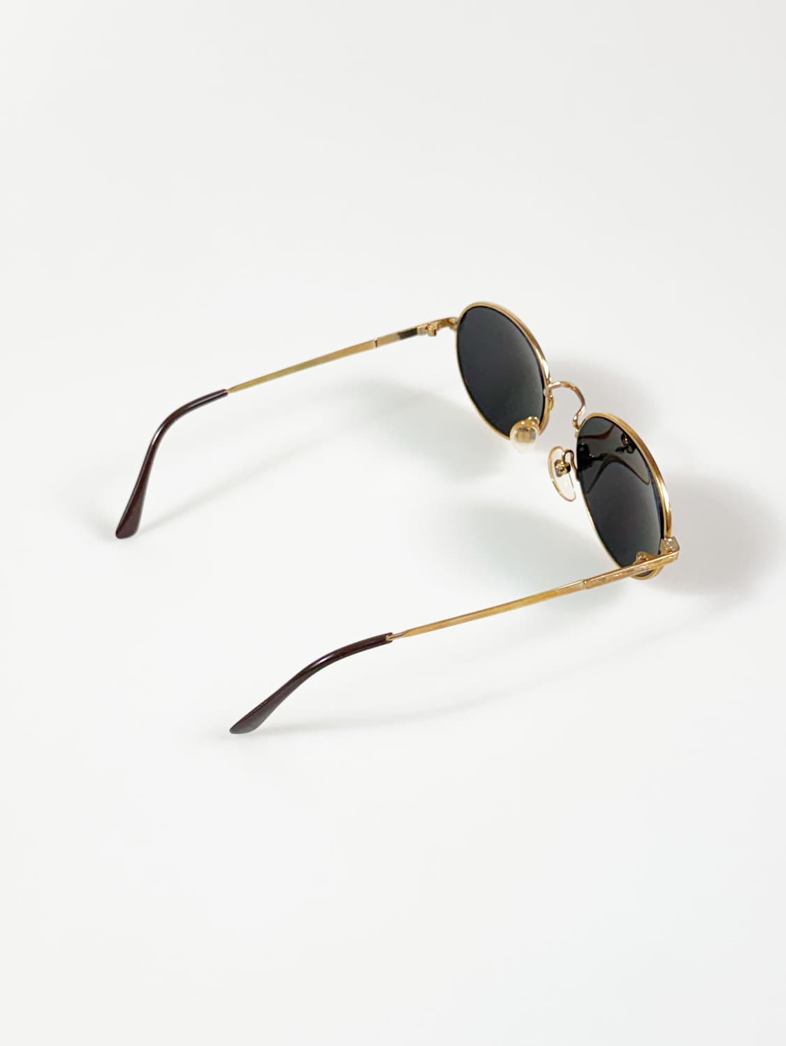 1993s EXPO 수베니어 골드 슬림 오벌 빈티지 선글라스 상품이미지4