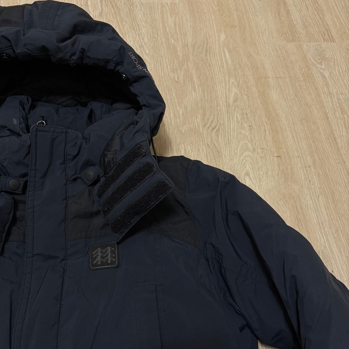 코오롱 스포츠 여성 구스다운 윈드스토퍼 800 롱패딩 M/95  상품이미지5