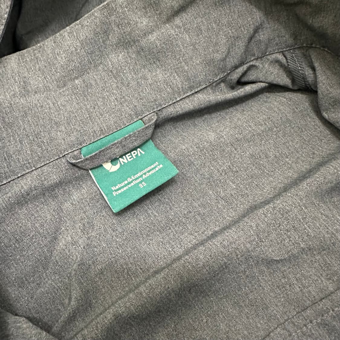 NEPA 네파 바람막이 자켓 차콜 95(M) 상품이미지8