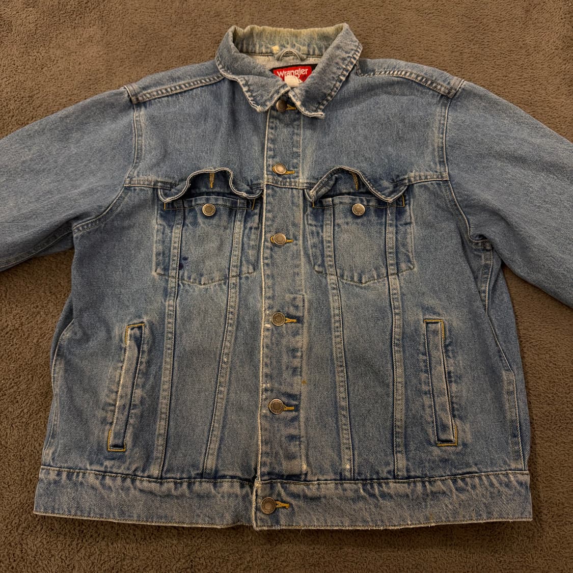 [ 정품/L ] 랭글러 빈티지 데님 트러커 청자켓 상품이미지2