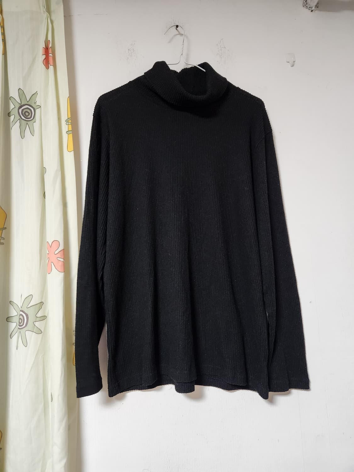 남성 얇은 골지 폴라 니트 긴팔티 100~105 상품이미지1