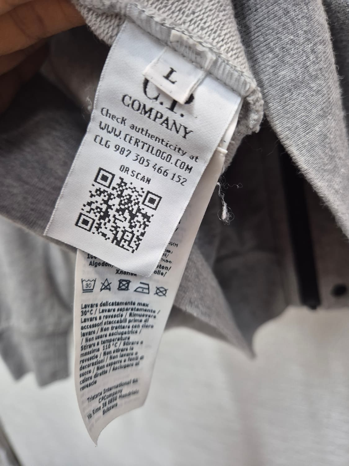 CP컴퍼니 고글 그레이 집업 자켓 /100~103(정품) 상품이미지4