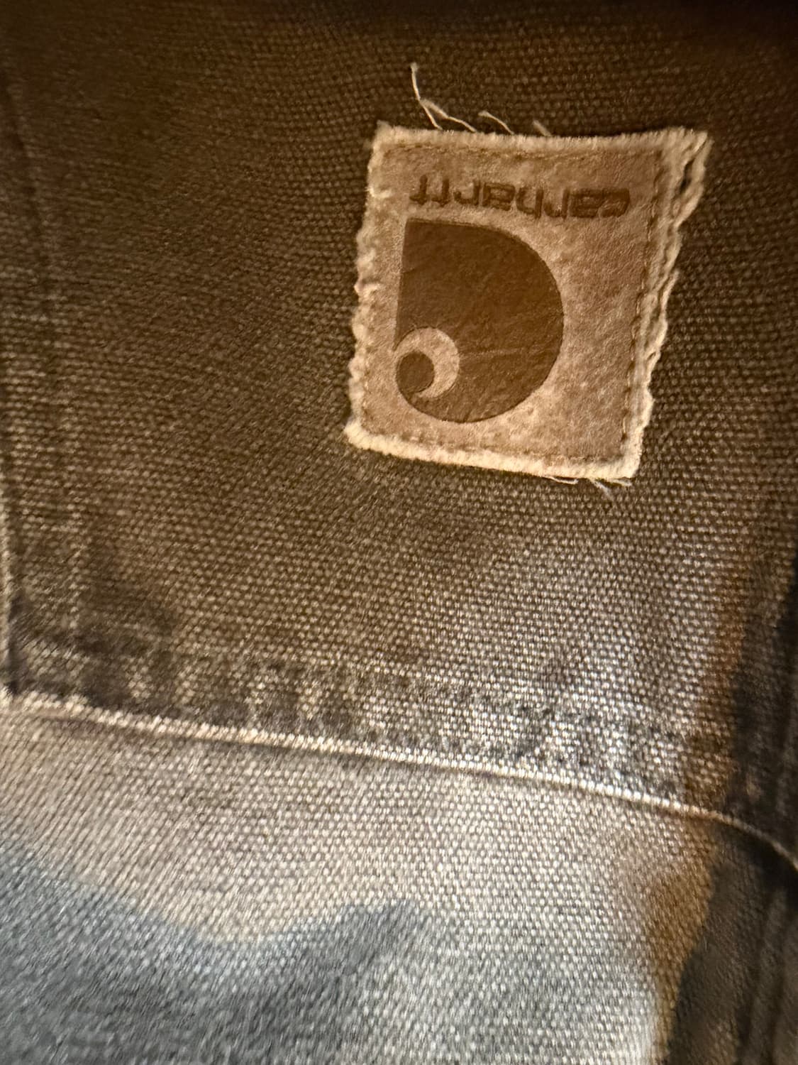 칼하트 데님 워시드 자켓 상품이미지4