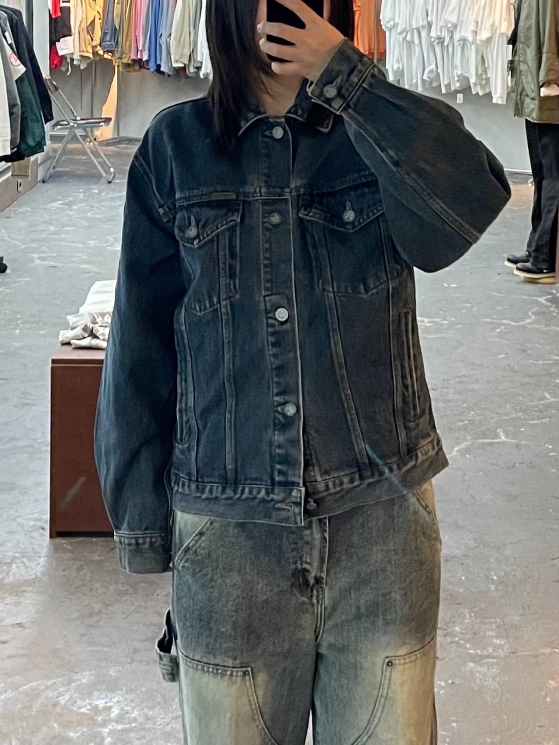 캘빈클라인 진청 데님 자켓 H1521 상품이미지1