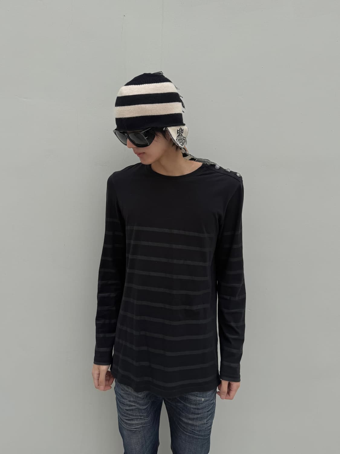 Balmain Shoulder Button Long Sleeve 상품이미지1
