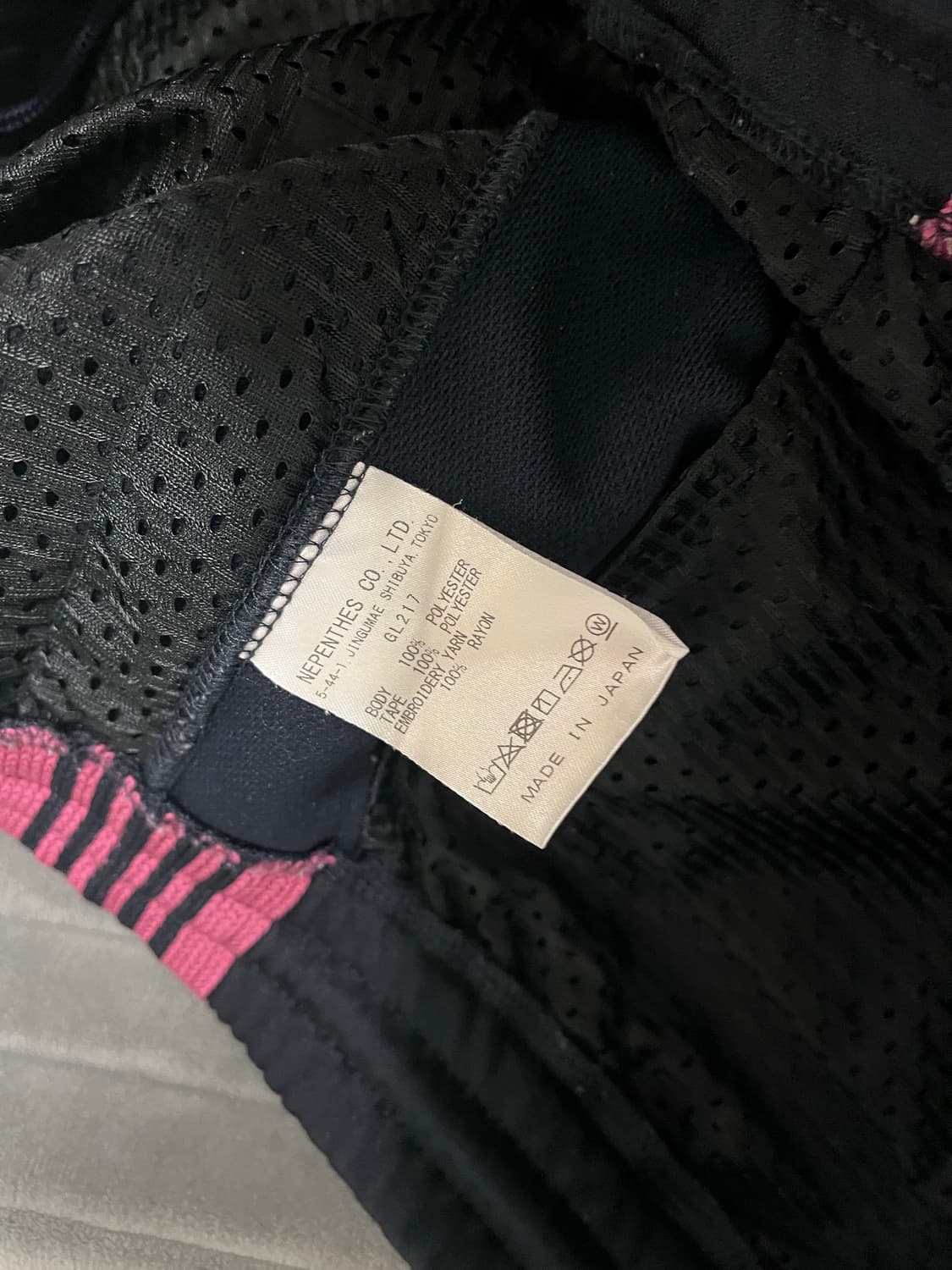 니들스 트랙팬츠 네로우핏 핑크네이비 상품이미지4