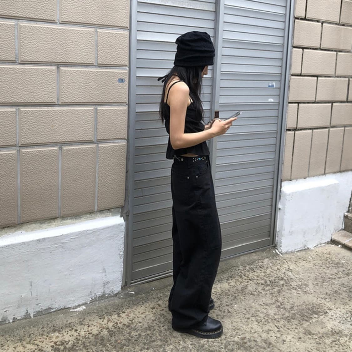  [새상품] stud beads wide pants / y2k 상품이미지8