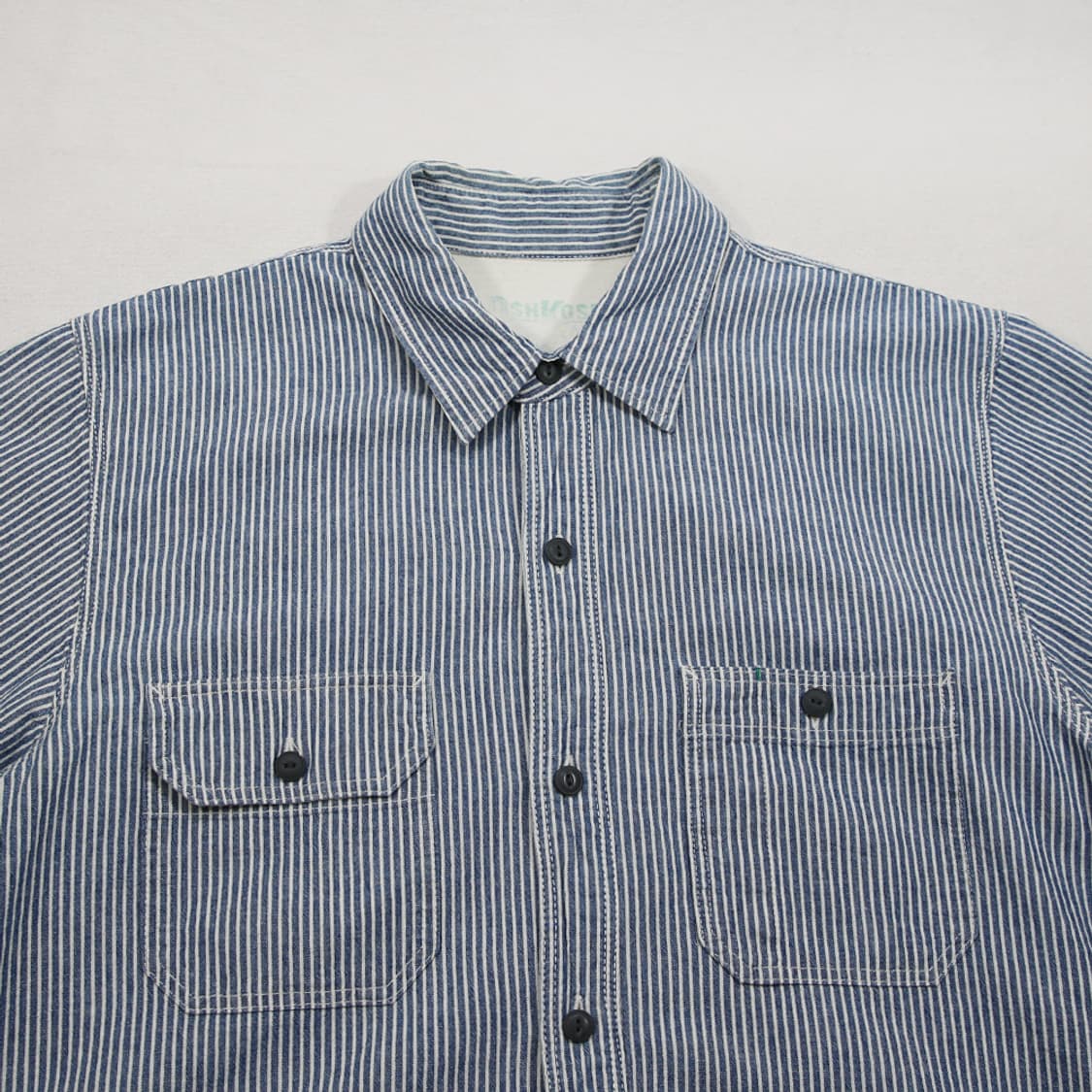 (착용컷) OSH KOSH 히코리 워크 셔츠 (남성용 100) 상품이미지4