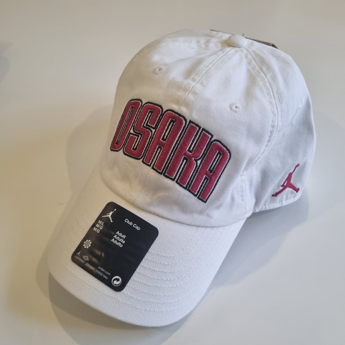 새제품 일본 나이키 조던 오사카 시티야구모자 볼캡 커플 블랙/화이트 상품이미지3