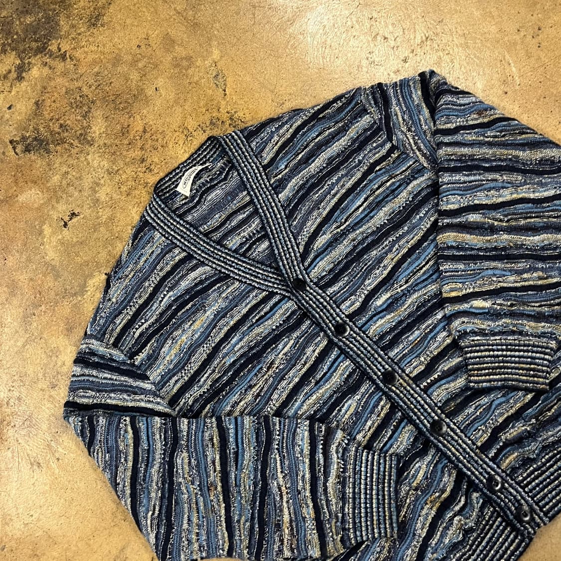 [정품] 미쏘니 스트라이프 패턴 가디건 b14 상품이미지1