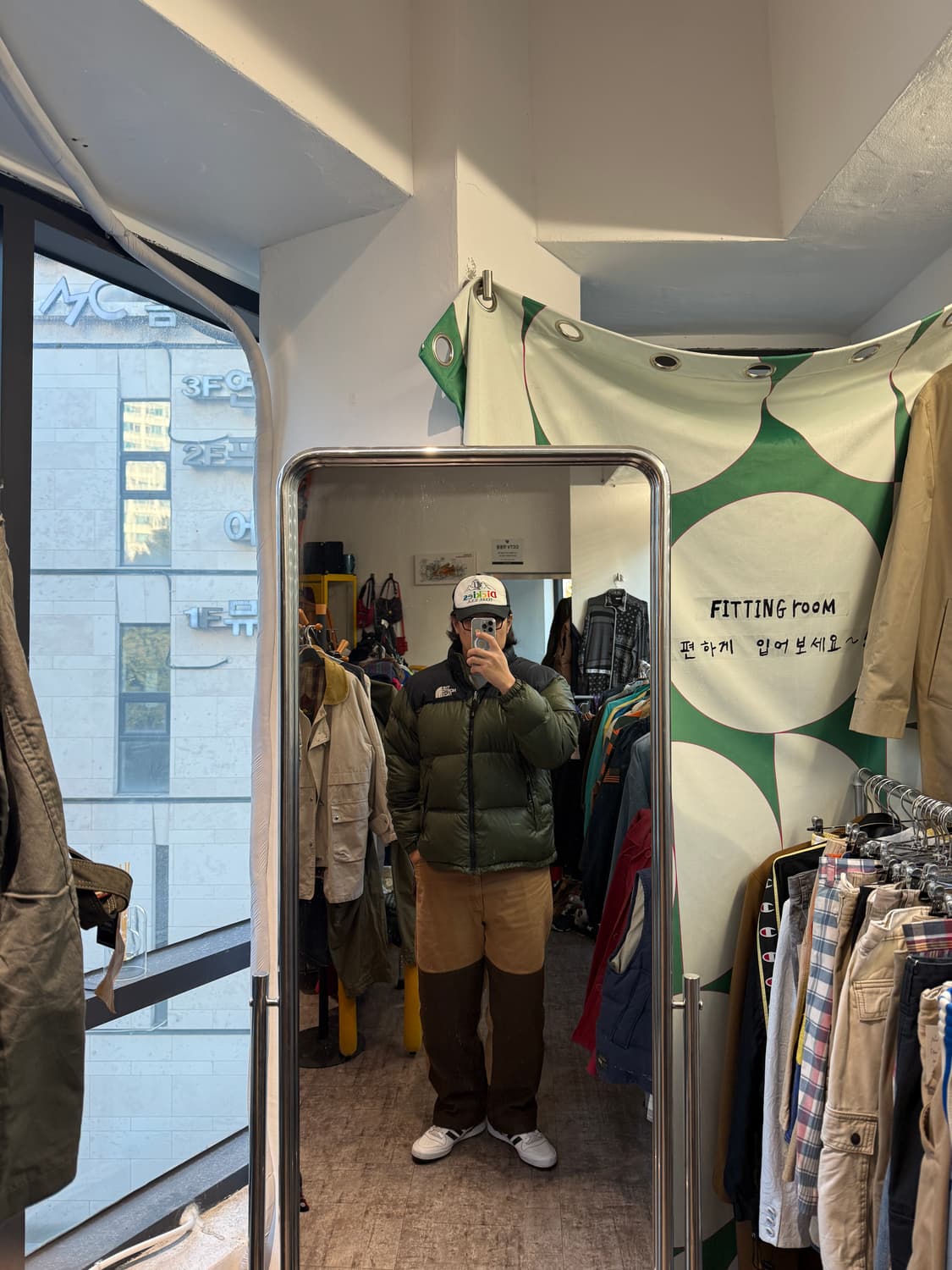 노스페이스 눕시 카키 센터로고 XXL 110 상품이미지6