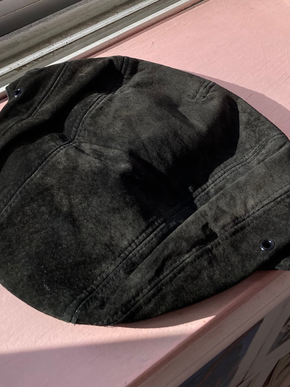 블랙 벨벳 헌팅캡 상품이미지2