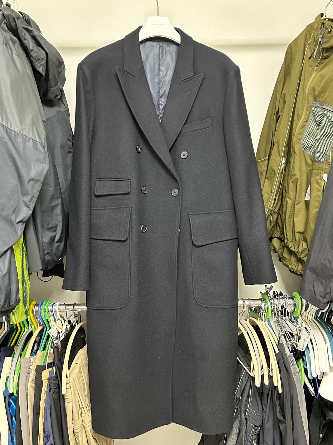 이얼즈어고 타임리프 코트 네이비 상품이미지2